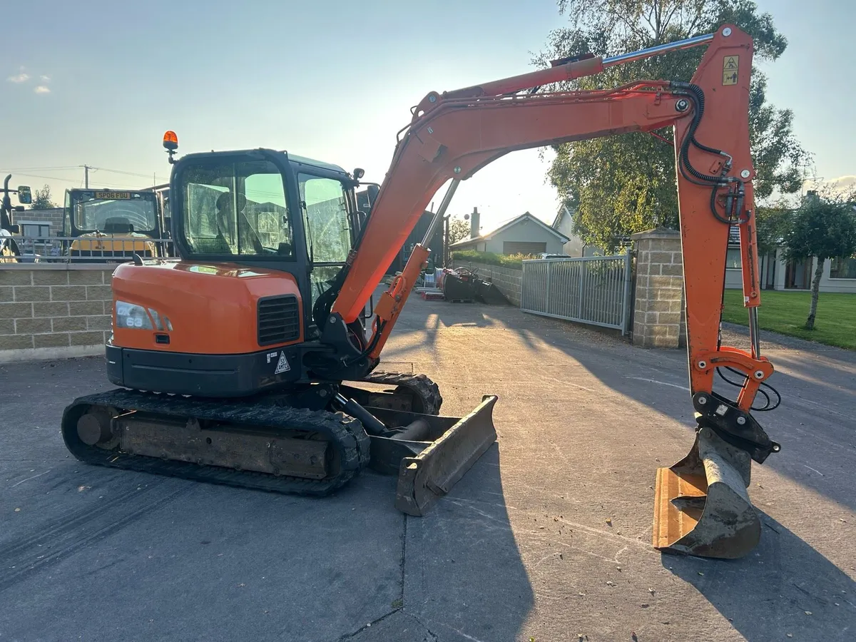 Doosan DX63 6 ton digger - Image 1