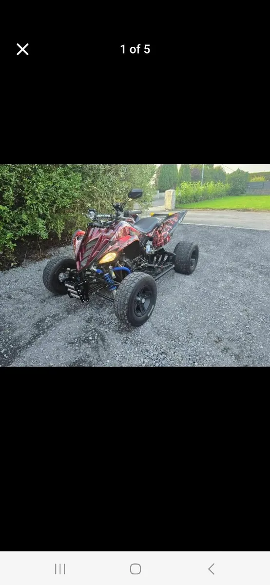 Road legal quad yamaha ra 700r r1 engine irish reg - Image 1