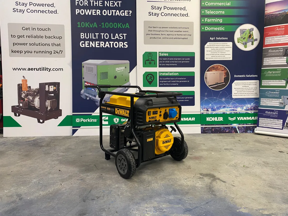 Dewalt 8.5Kw / 9.5Kva  petrol generator - Image 2