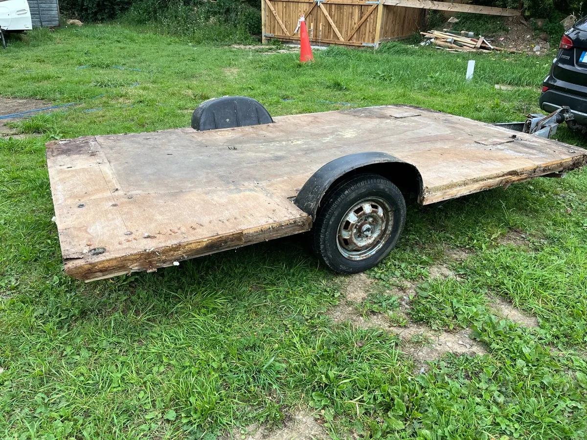 2 Caravan Trailer base & axles - Image 2