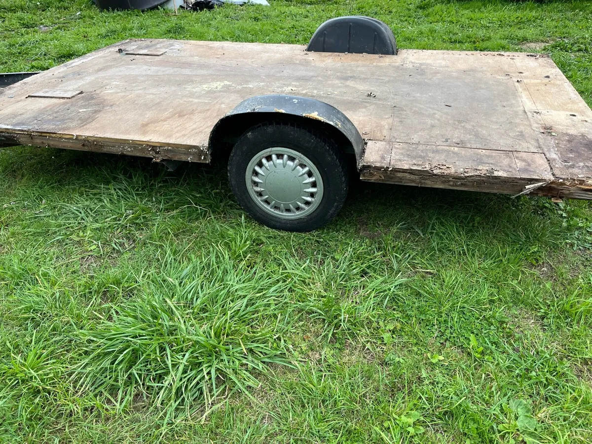 2 Caravan Trailer base & axles - Image 3