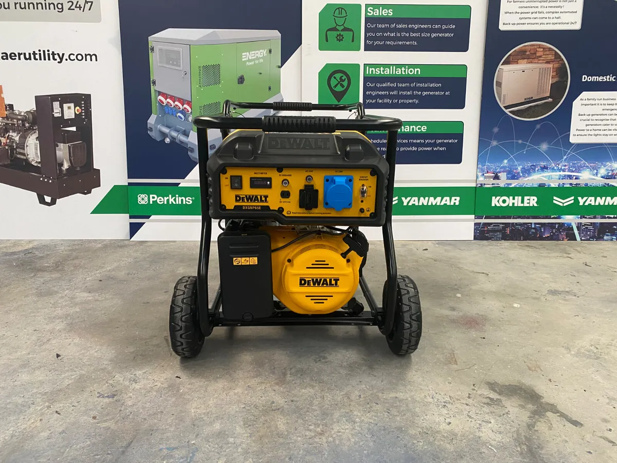 Dewalt 6.5Kw  /  7Kva petrol generator - Image 2