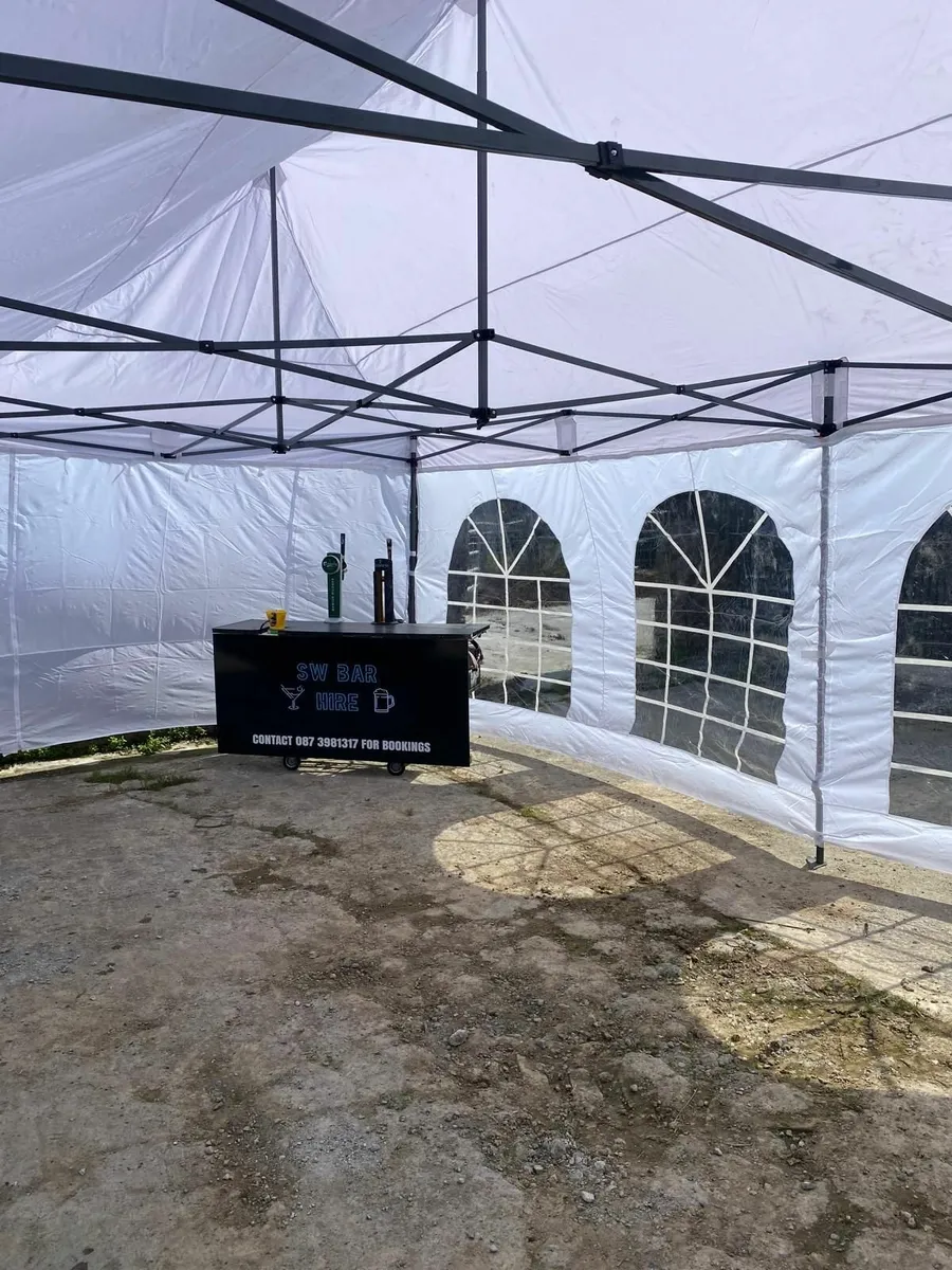 Portable bar/marquee/chairs/tables/lights for hire - Image 2