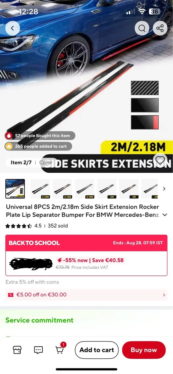 BMW Side Skirts - Image 3