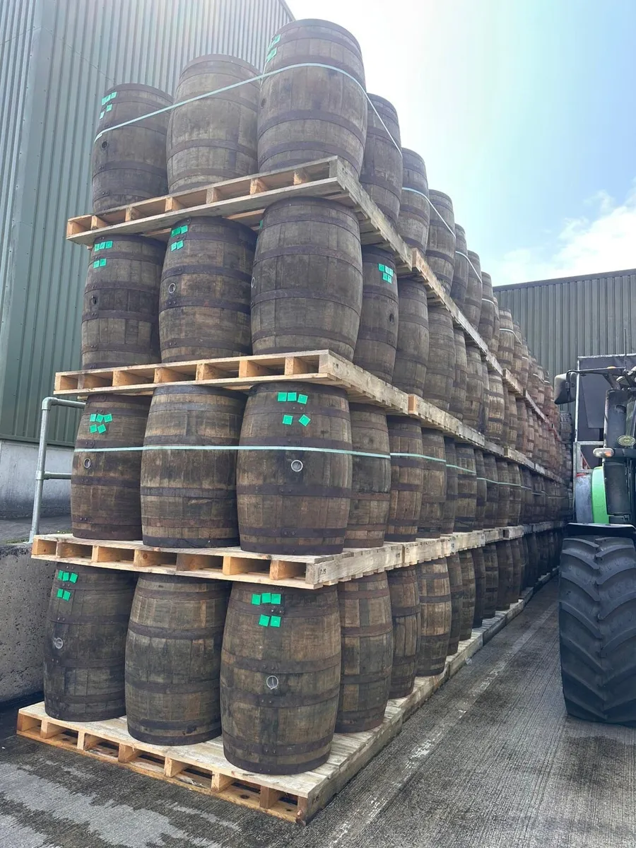 Whiskey barrels - Image 1