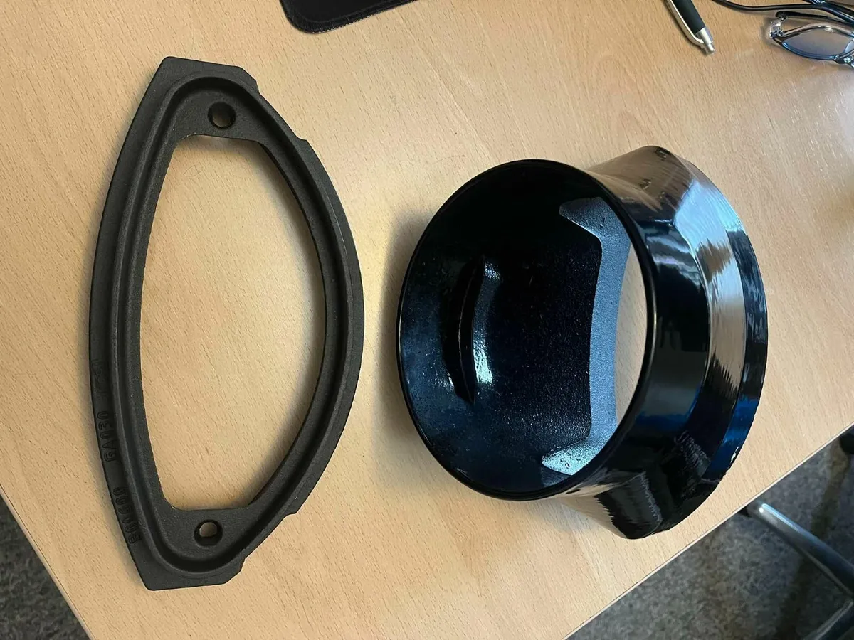 Stanley Spigot Top Flue & Collar – Black Enamel - Image 2