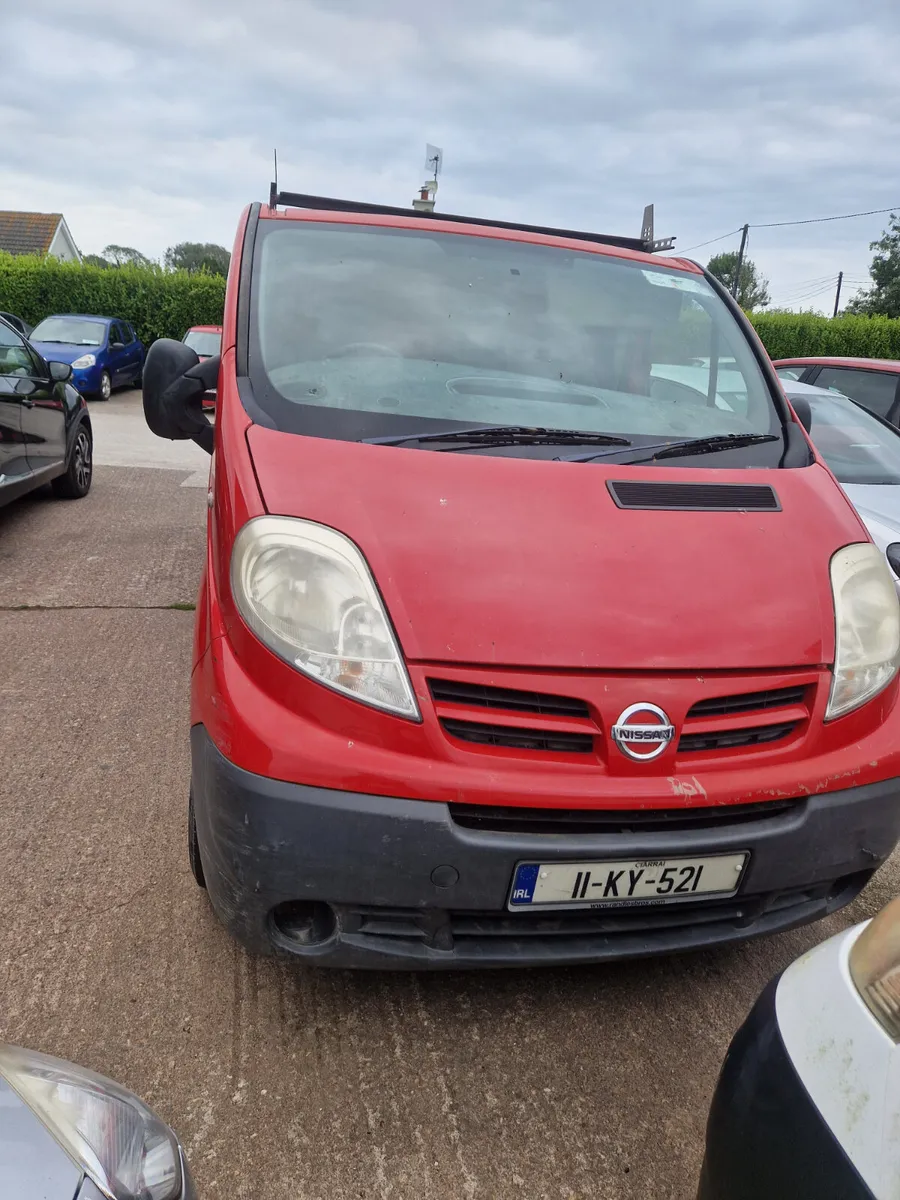 11 nissan primastar 2.0 for breaking