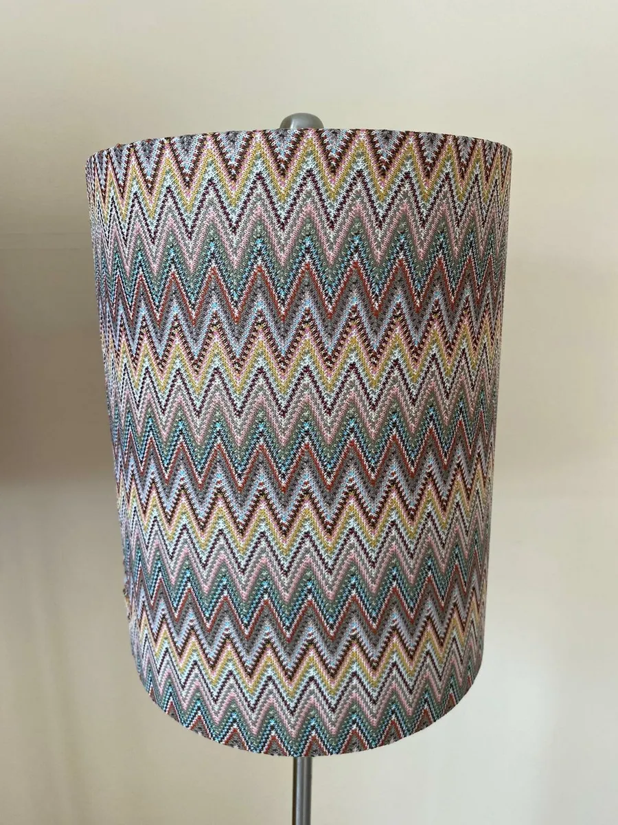 Pair of Missoni Style Bedside Table Lamps - Image 2