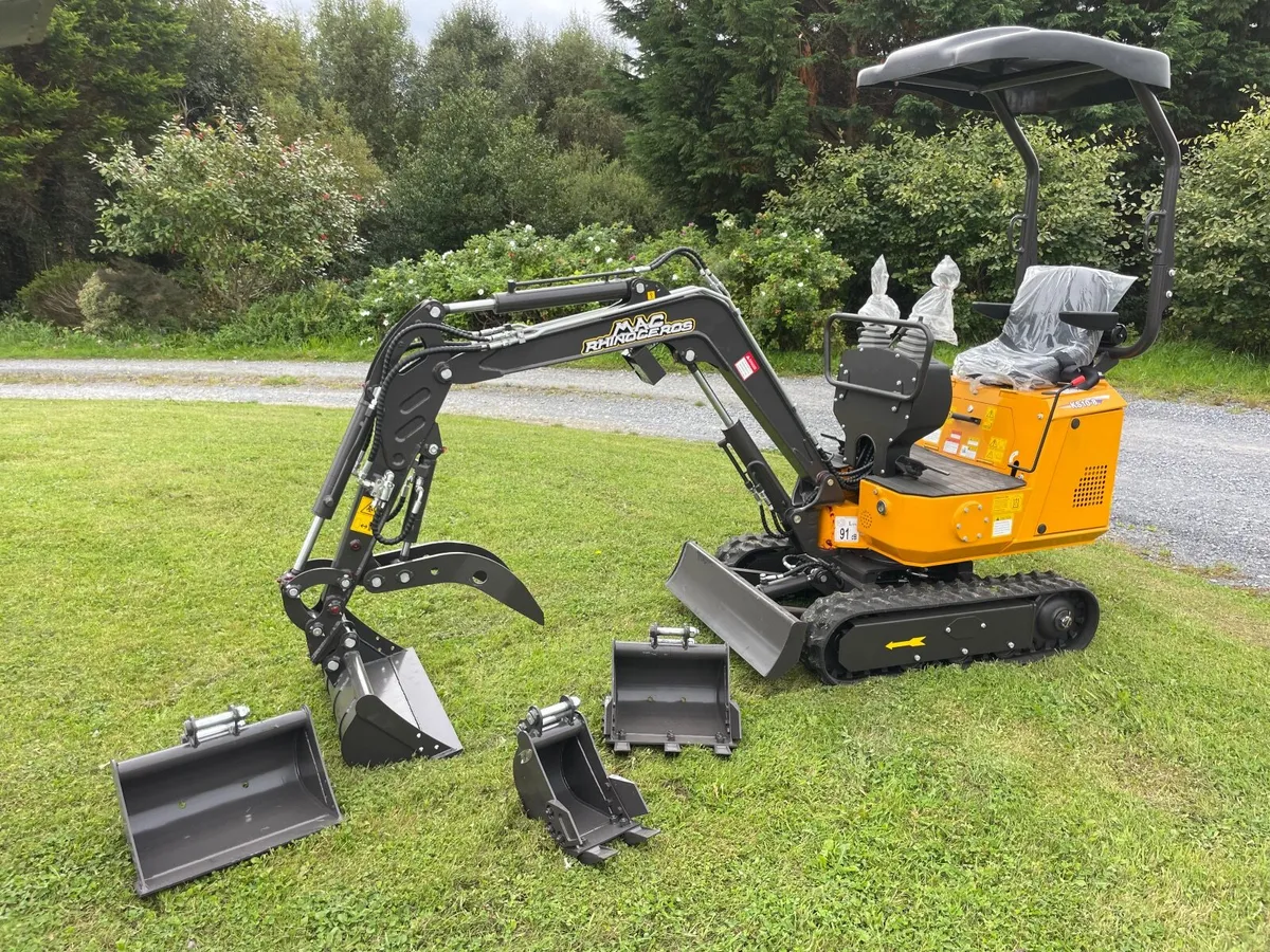 Rhino 1 ton digger/dumper package. Finance. - Image 2