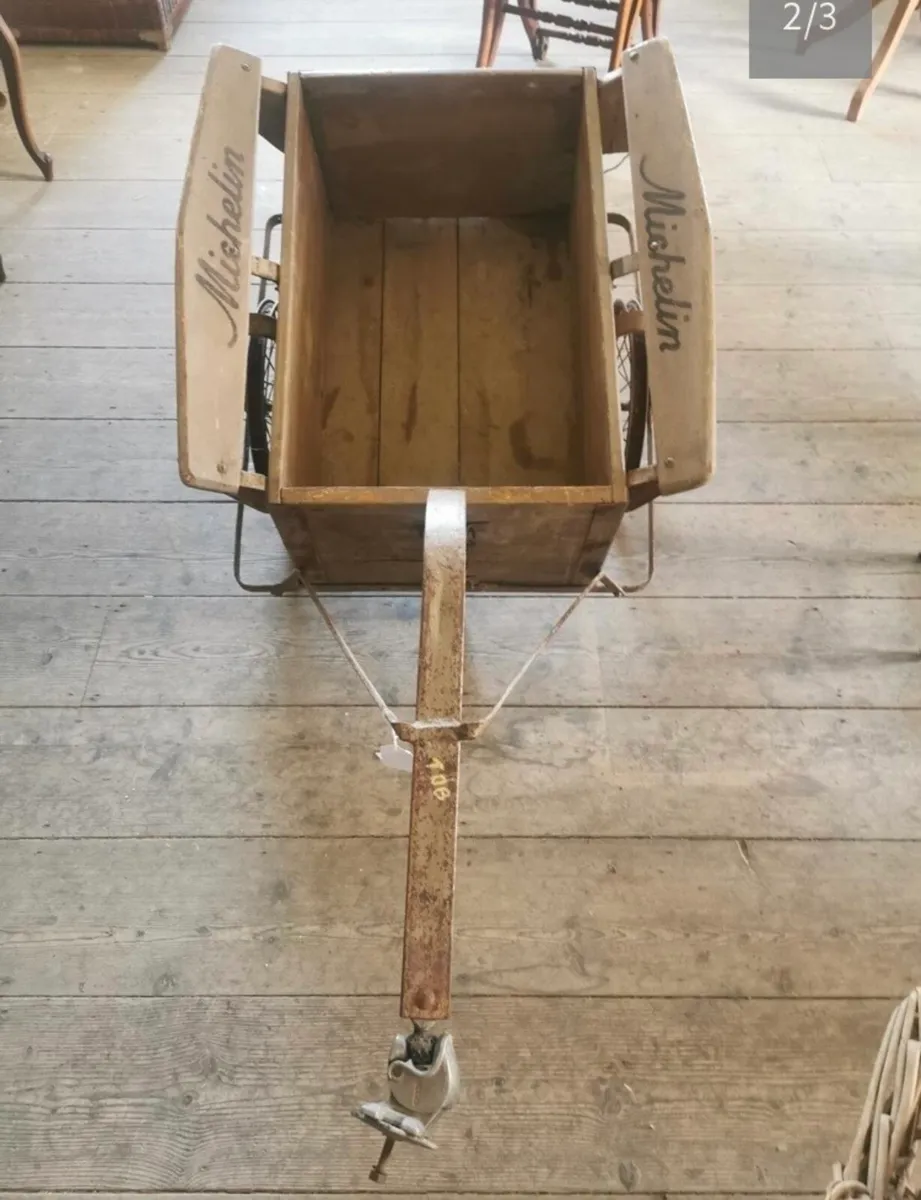 Vintage 1930 Michelin bike trialer - Image 1