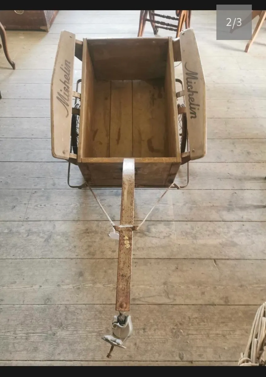 Vintage 1930 Michelin bike trialer - Image 4