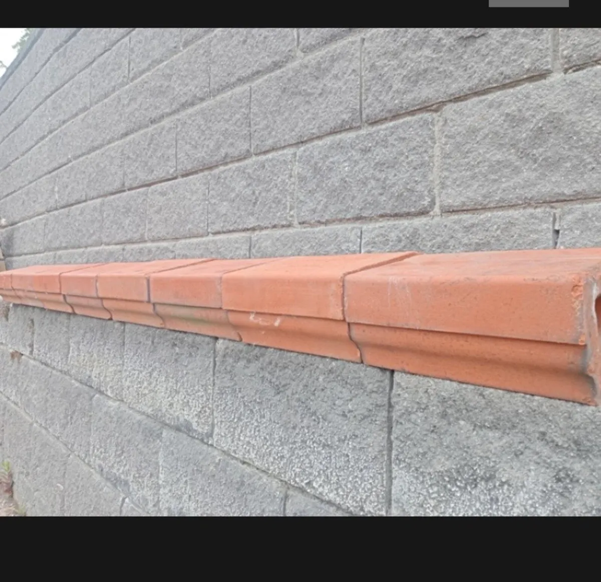 Reclaimed Terracotta copings 7.2m - Image 1