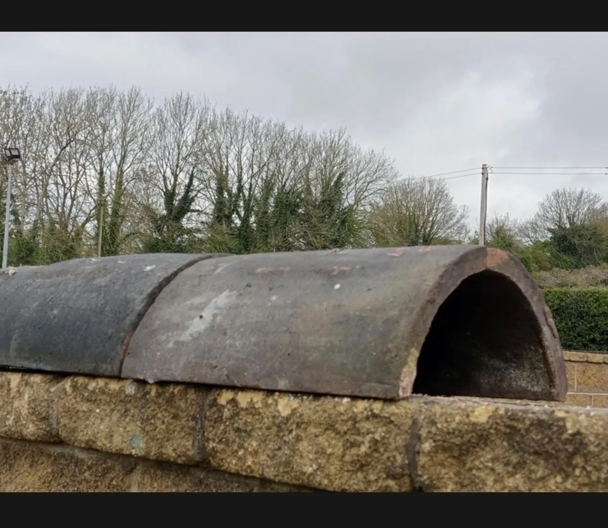 Reclaimed half round ridge tiles - Image 2