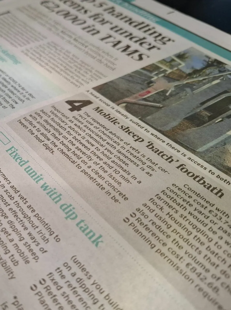 10ft x 3ft Footbath, for TAMS 3 grant. - Image 3