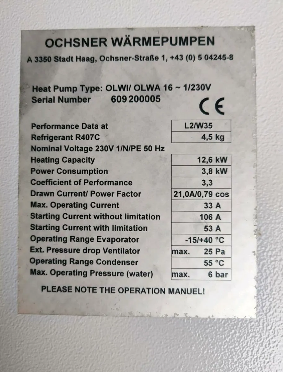 Ochsner Heat Pump ( Air to Water ) - Image 3