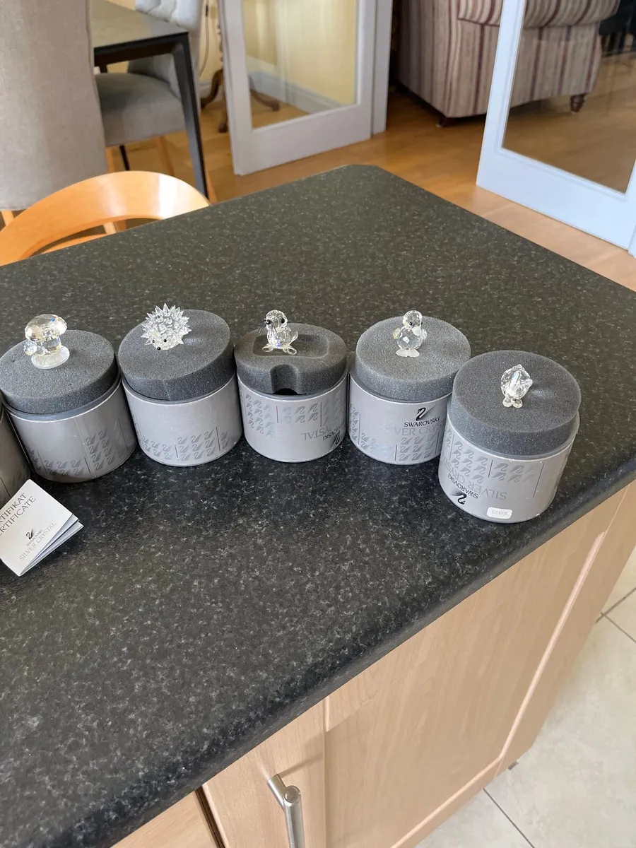 9 Swarovski silver crystal - Image 2