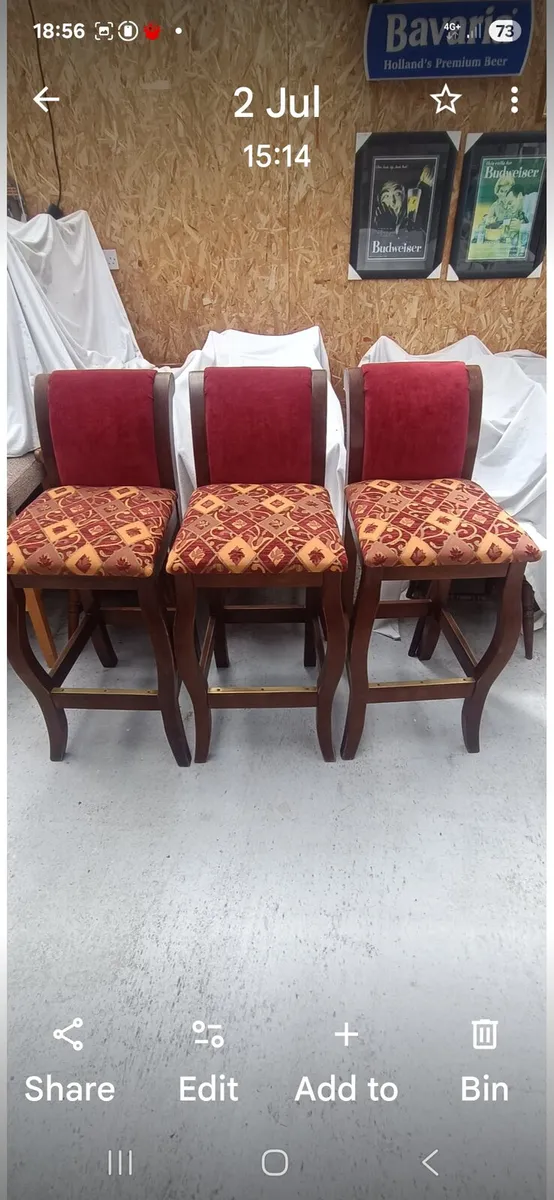 Pub bar stools tables furniture view adds below - Image 4