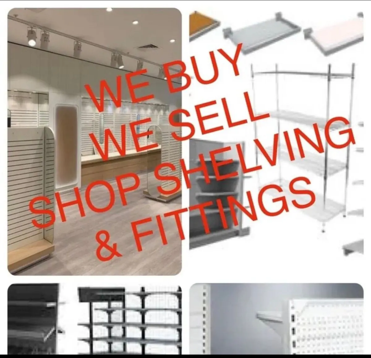 WE BUY SHOP SHELVING & WAREHOUSE RACKING