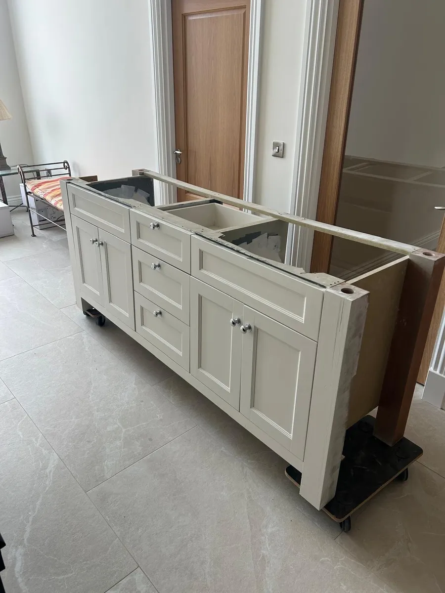 Handmade double sink vanity unit - Image 3