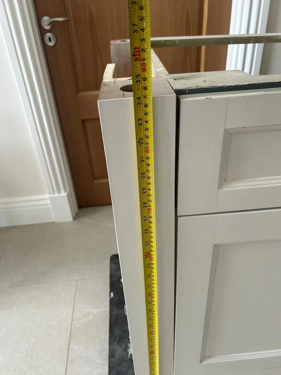 Handmade double sink vanity unit - Image 4