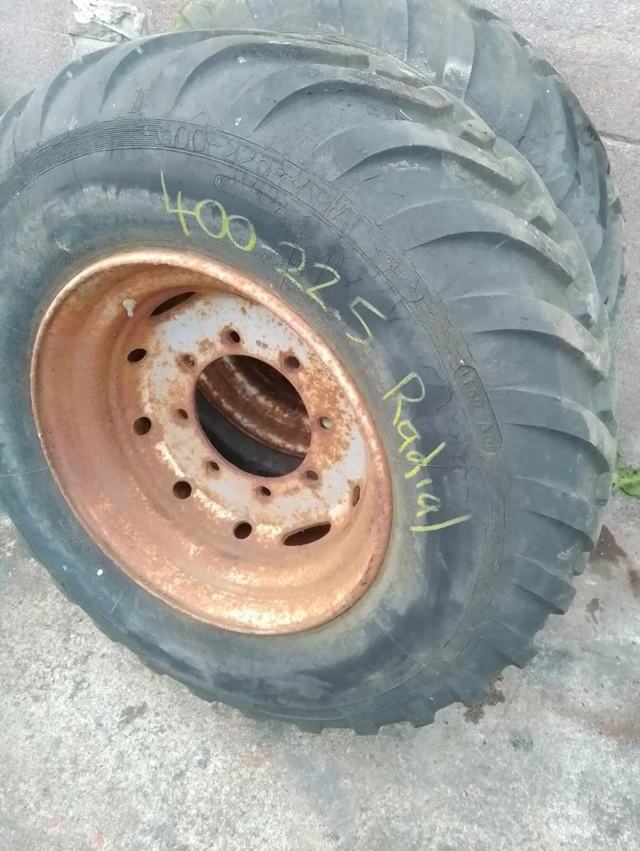 Wheels 8 Stud 400-22.5 Radials Super Singles - Image 1