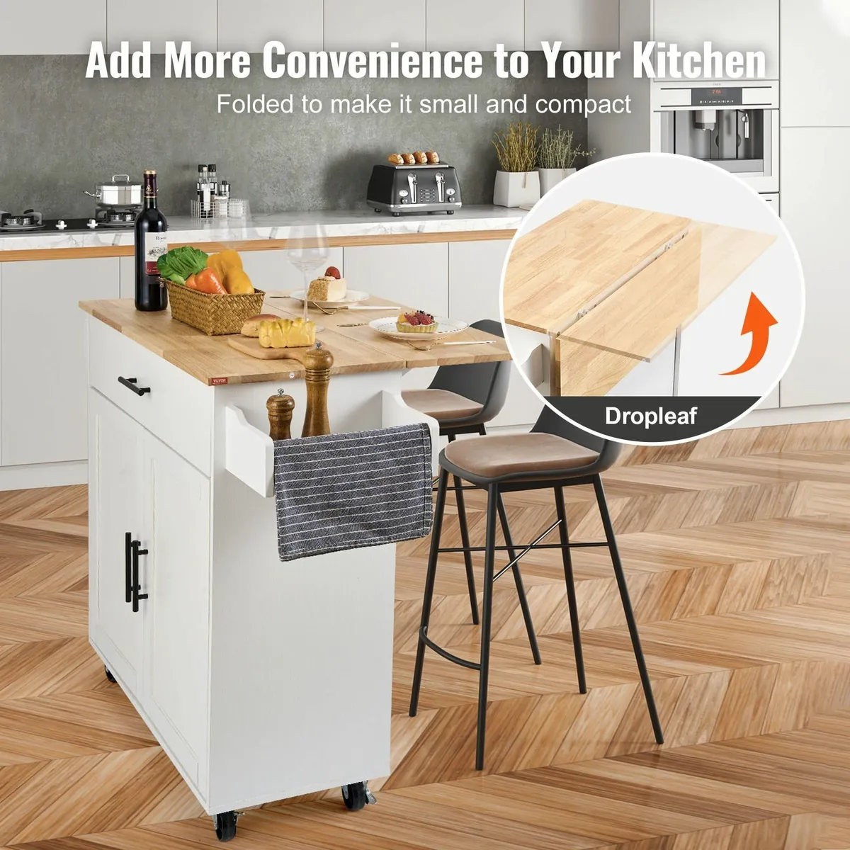 Kitchen Island Mobile Cart - Image 3