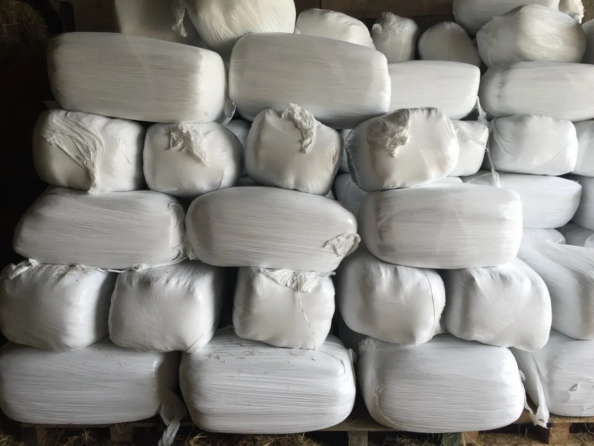 Small square bales of haylage - Image 1