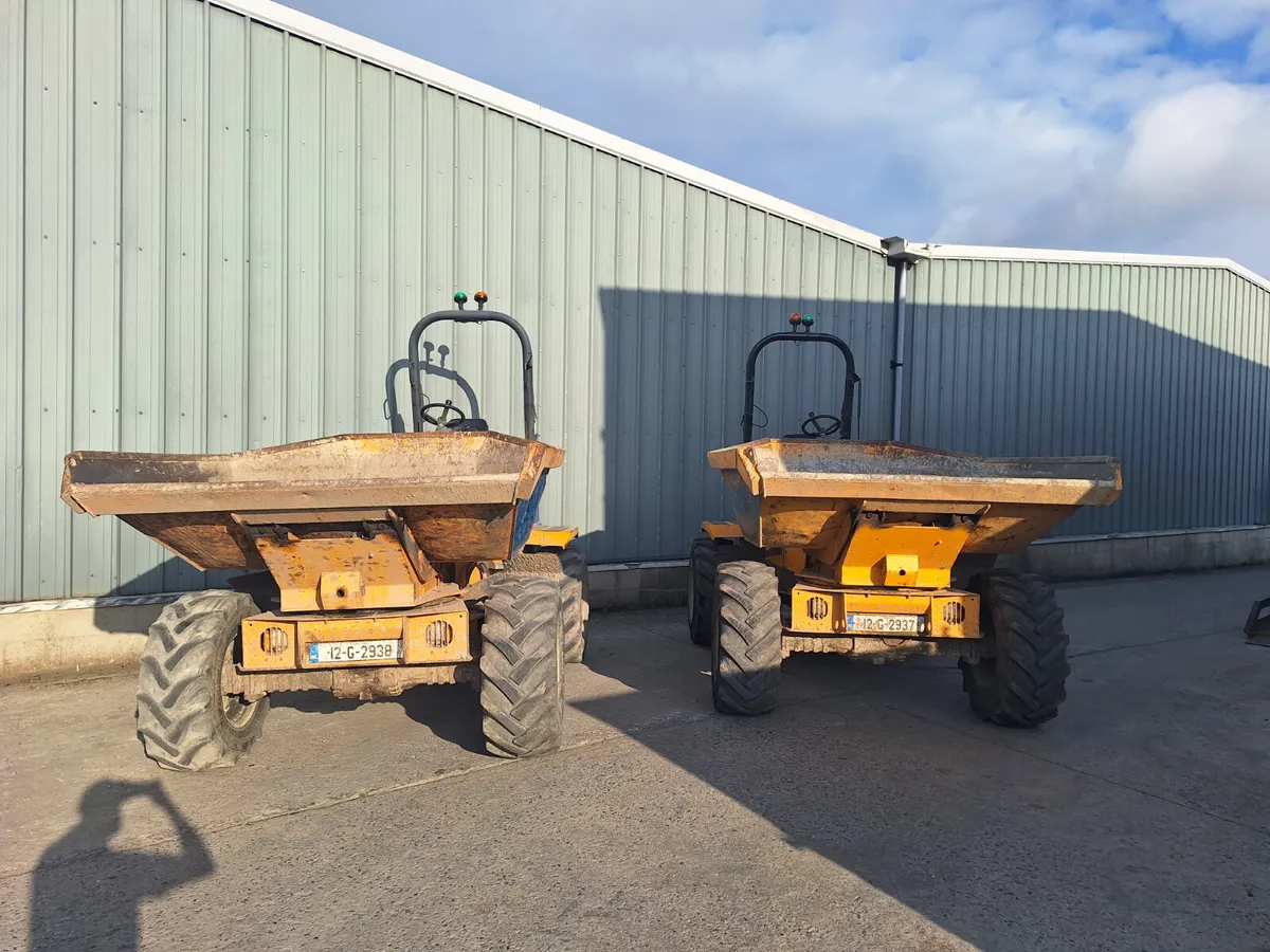 Choice 2 x 2012 Thwaites 6 ton swivel - Image 1