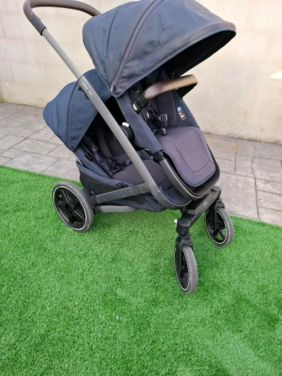 Joolz Geo 3 Navy Double Buggy Travel System - Image 1