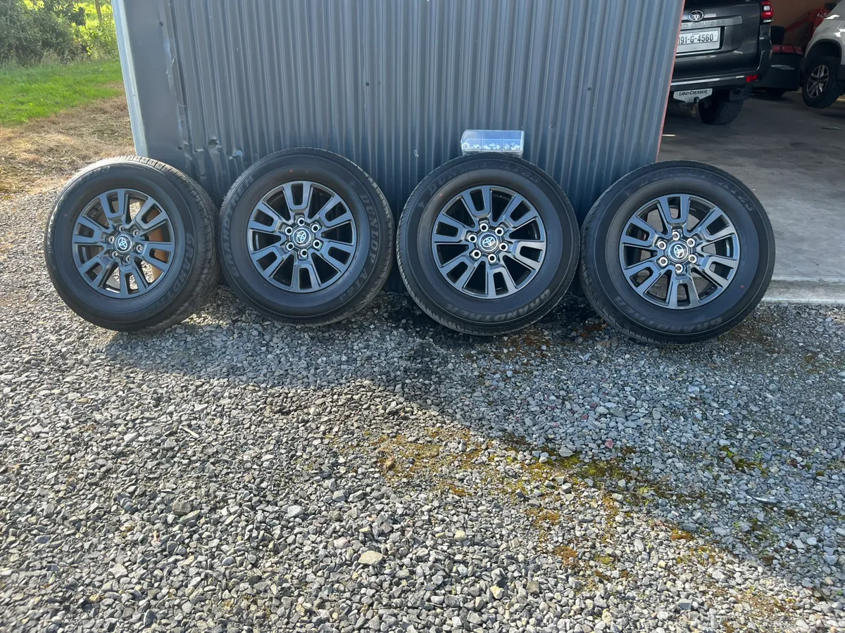 2025 Toyota landcruiser alloys - Image 1