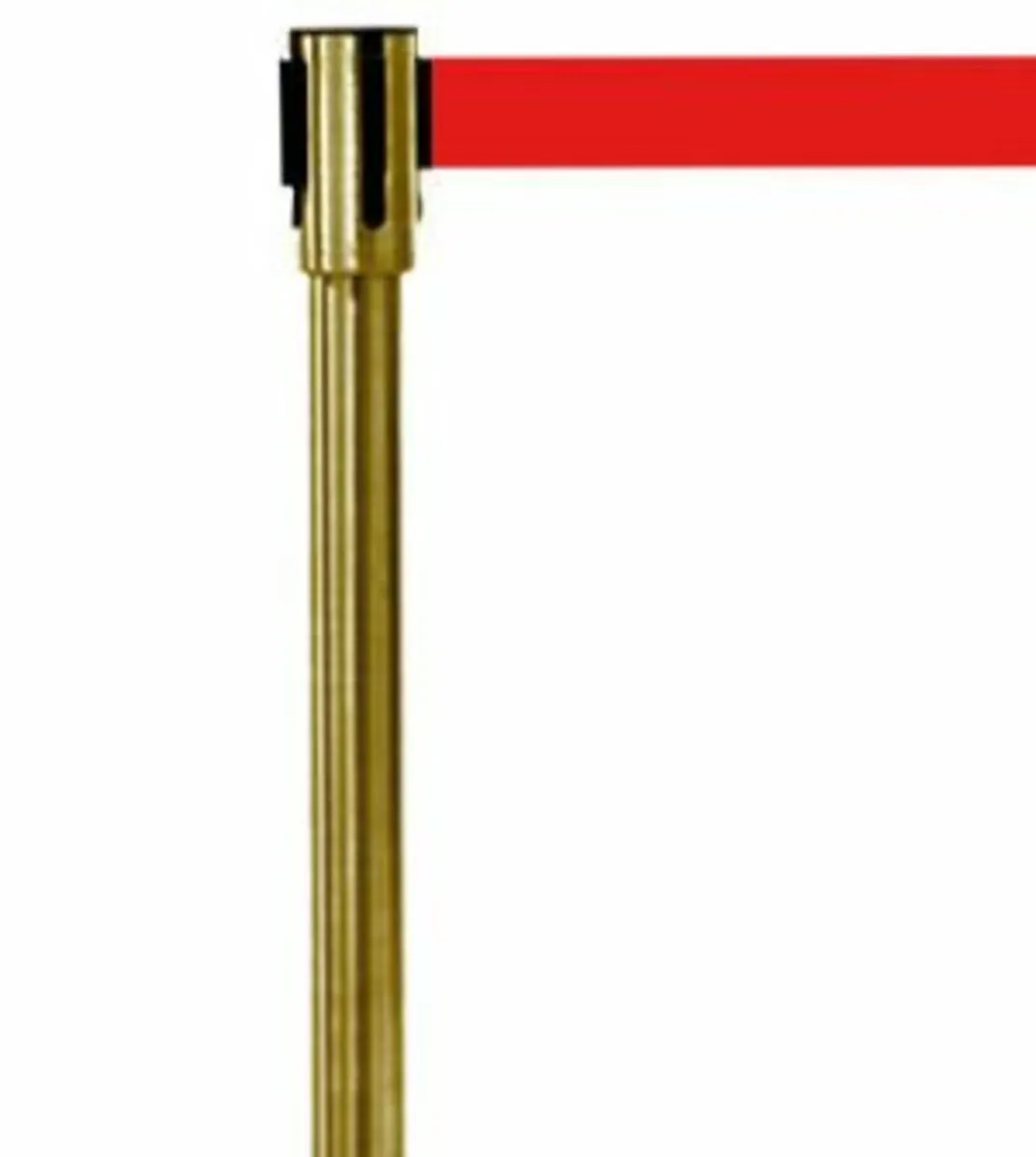 Gold Retractable Barriers to Clear - Image 1