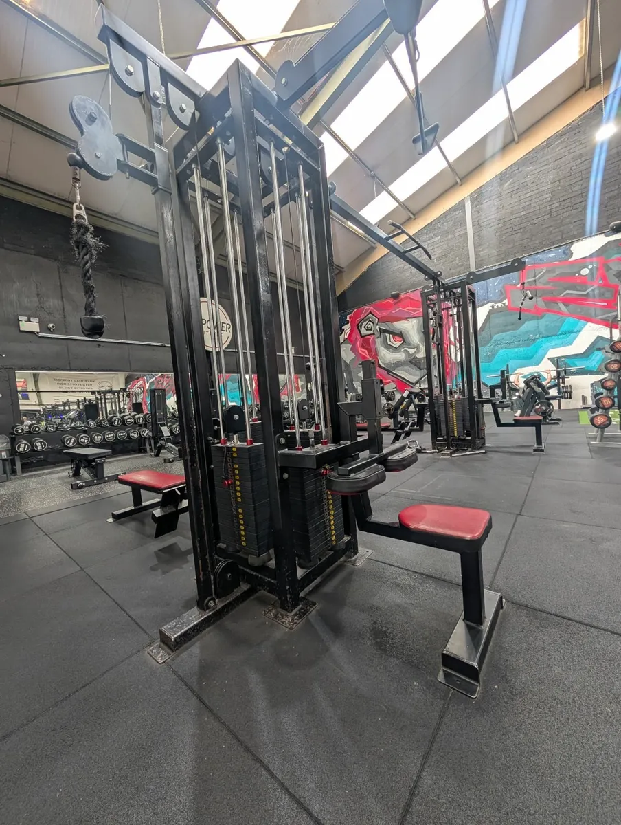 8 station cable cross over jungle gym - Image 3