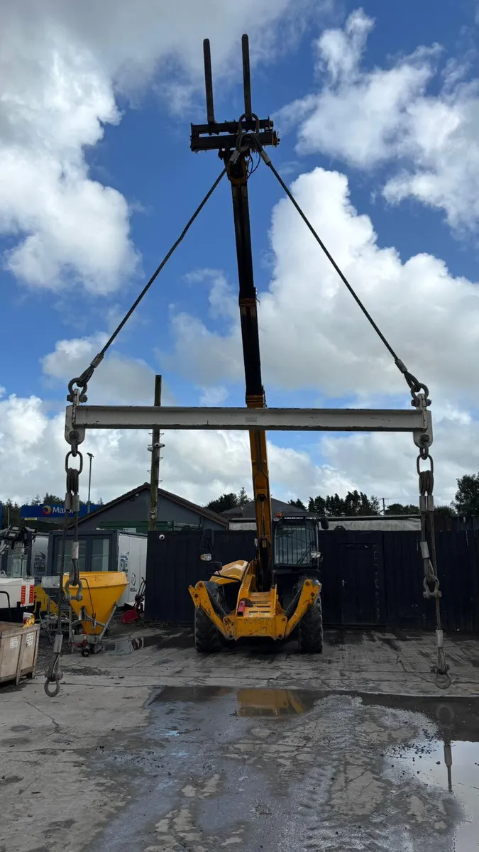 Heavy-duty Lifting Beam with Slings to suit cranes - Image 1