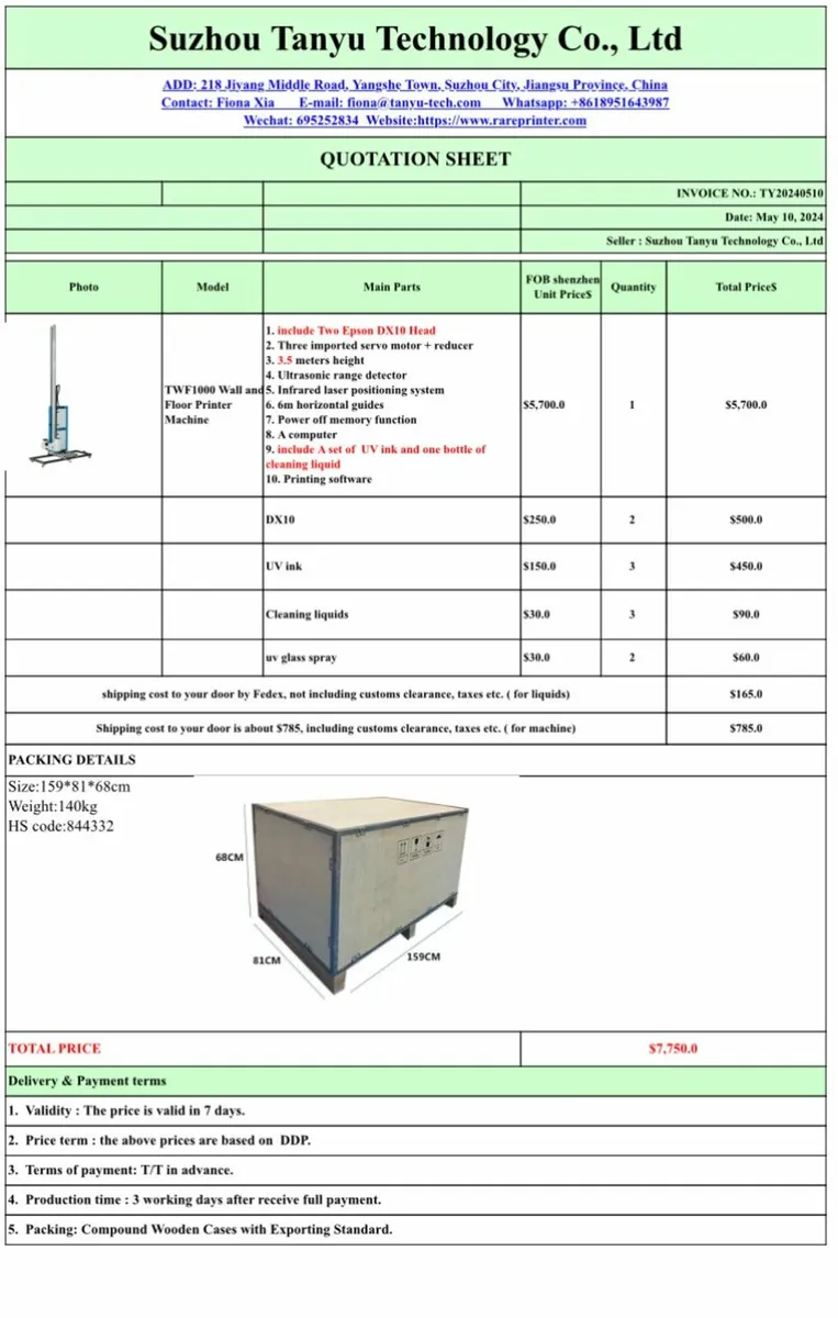3d Wall and Floor Printer - Image 3