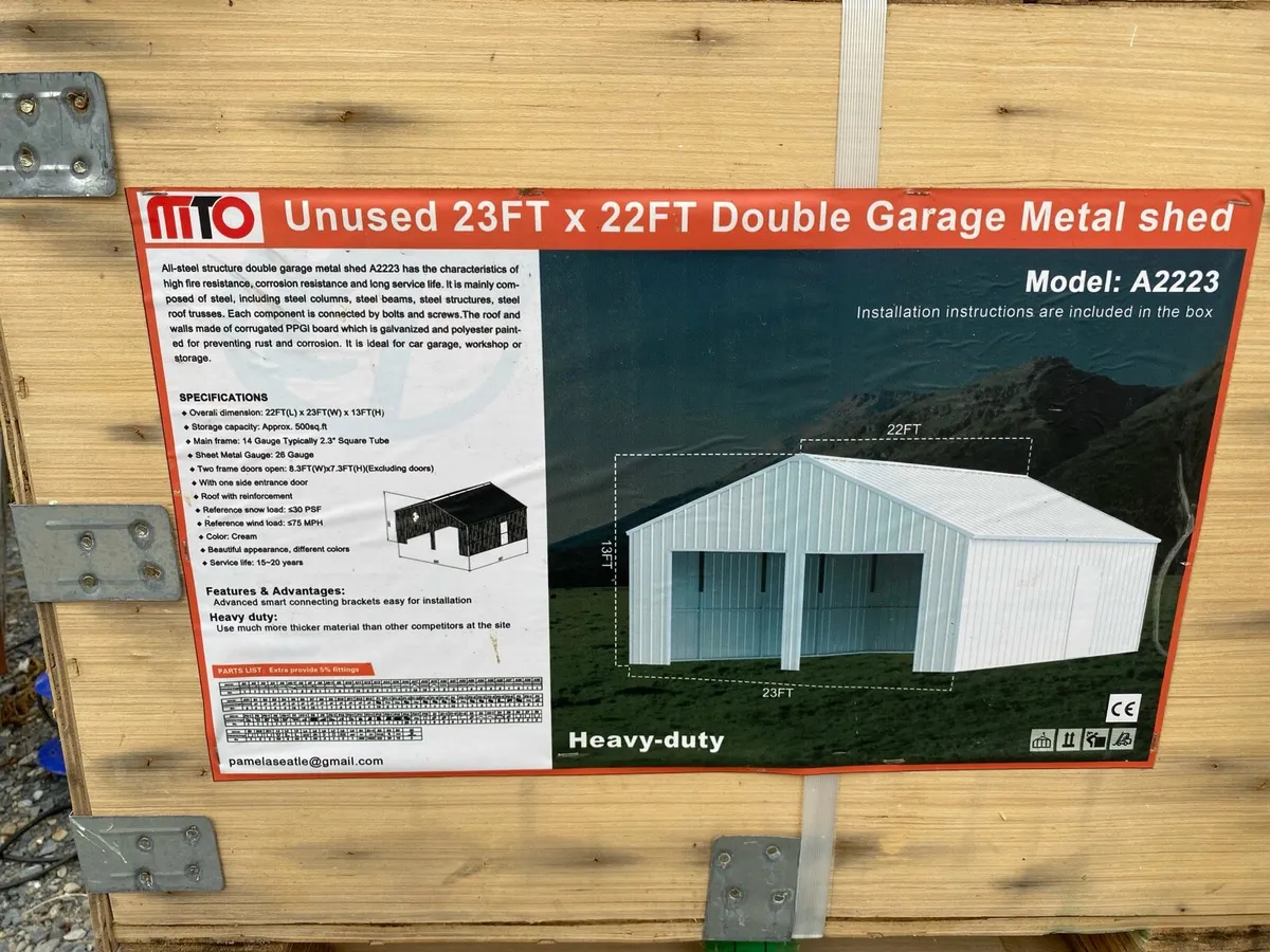 Steel shed kit **price Drop** - Image 1