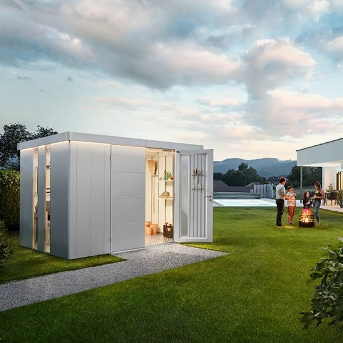 Biohort Garden Shed Neo – Standard door - Image 2