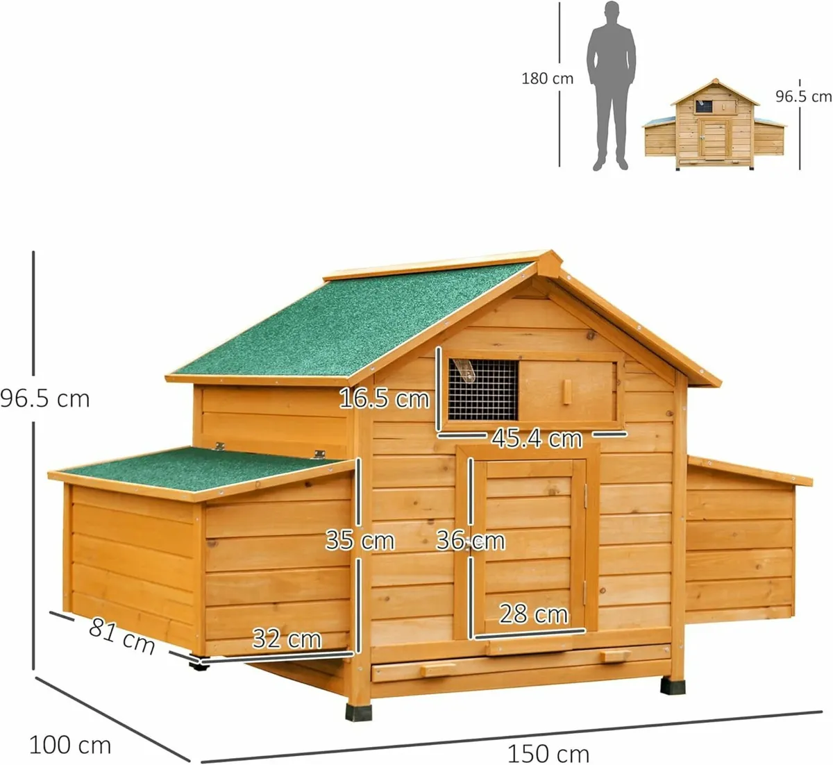 CHICKEN COOP HOUSE EGGSPRESSO 2-4 CHICKENS - Image 3