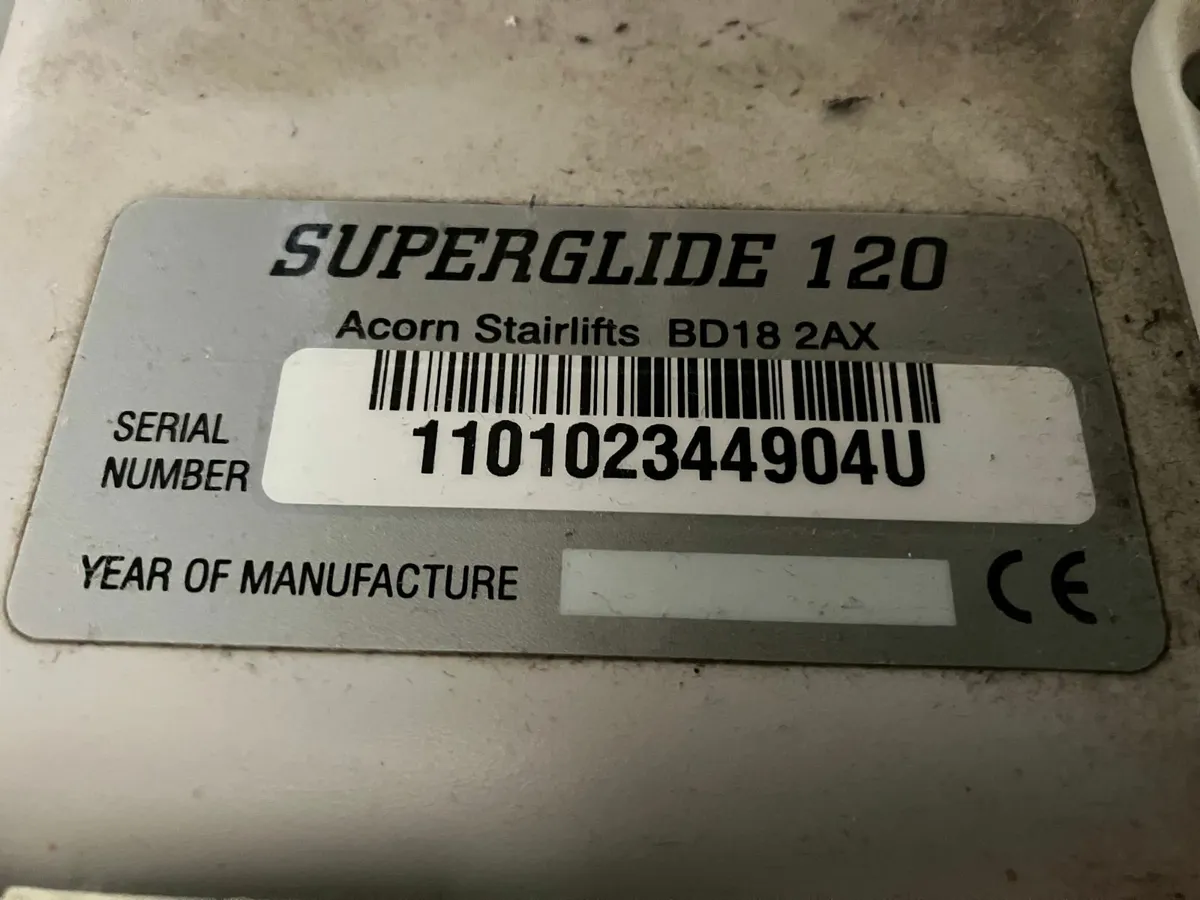ACORN SUPERGLIDE 120 STAIRLIFT - Image 2