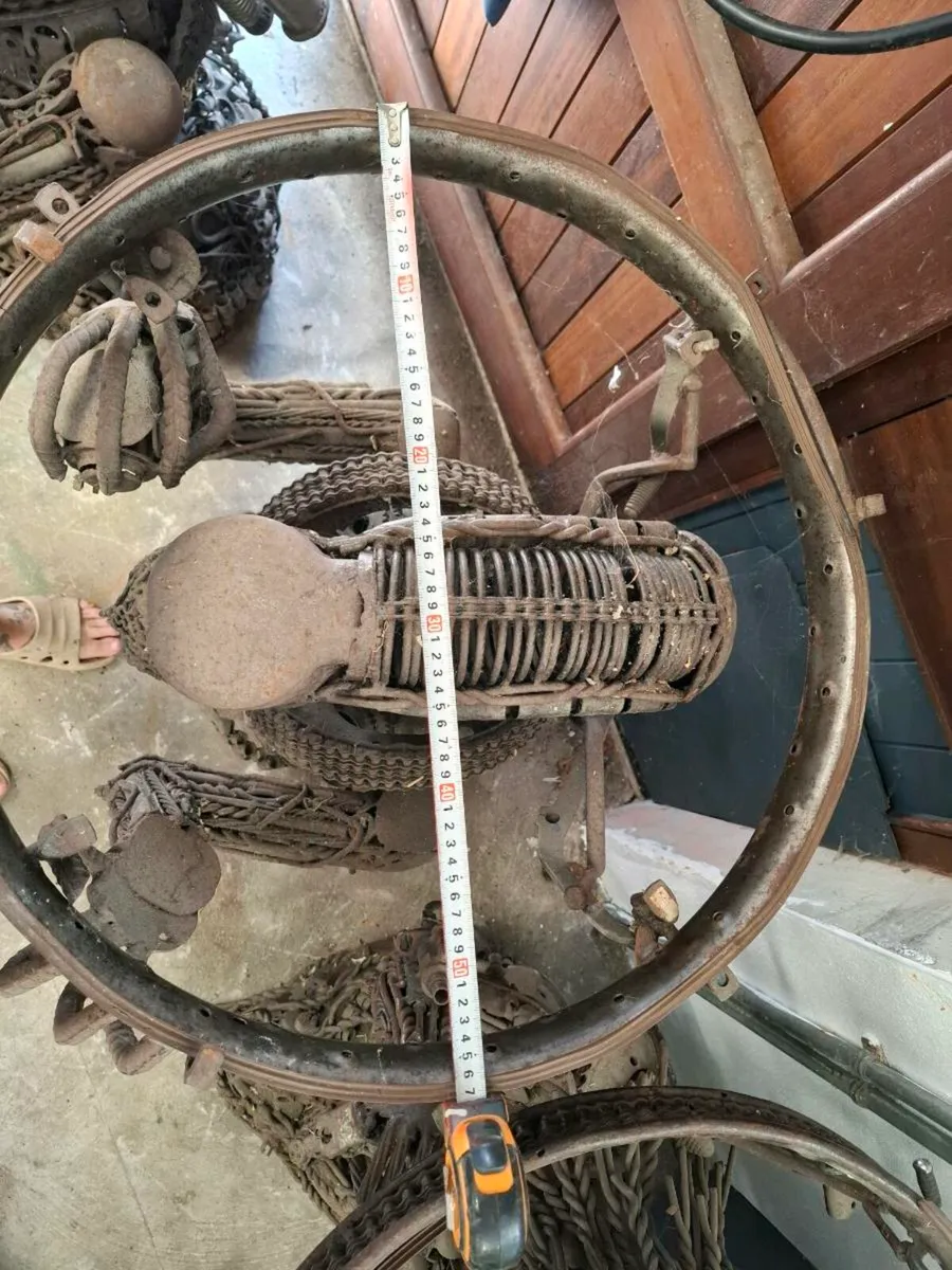 Bar table. Metal work of art. - Image 2