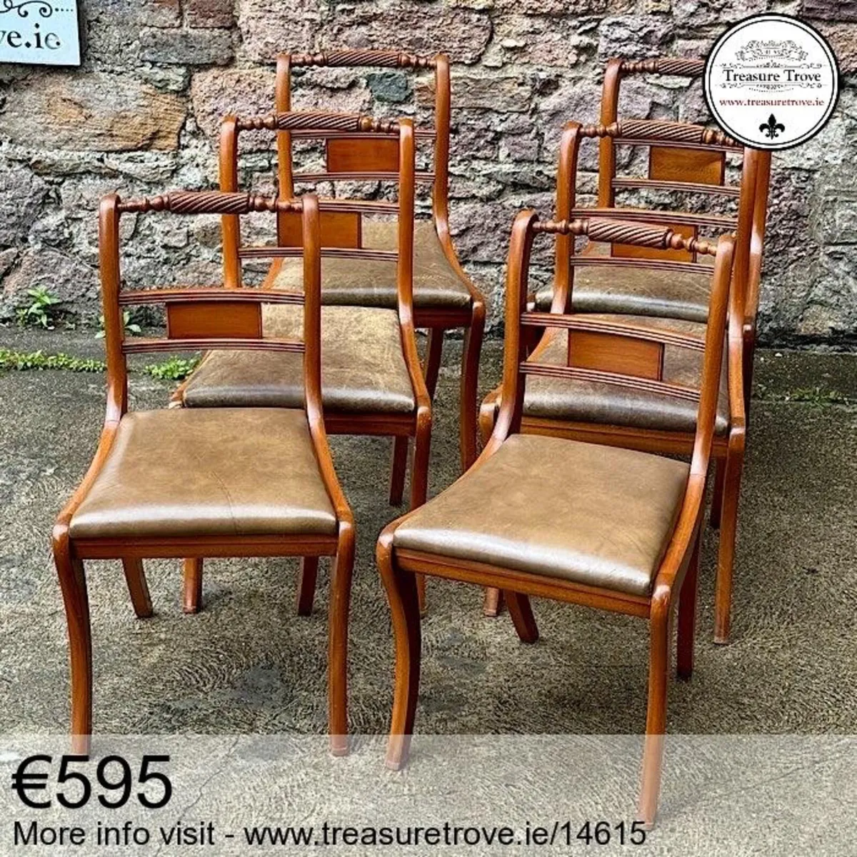 Antique & Vintage Sets of Dining Chairs - Image 3