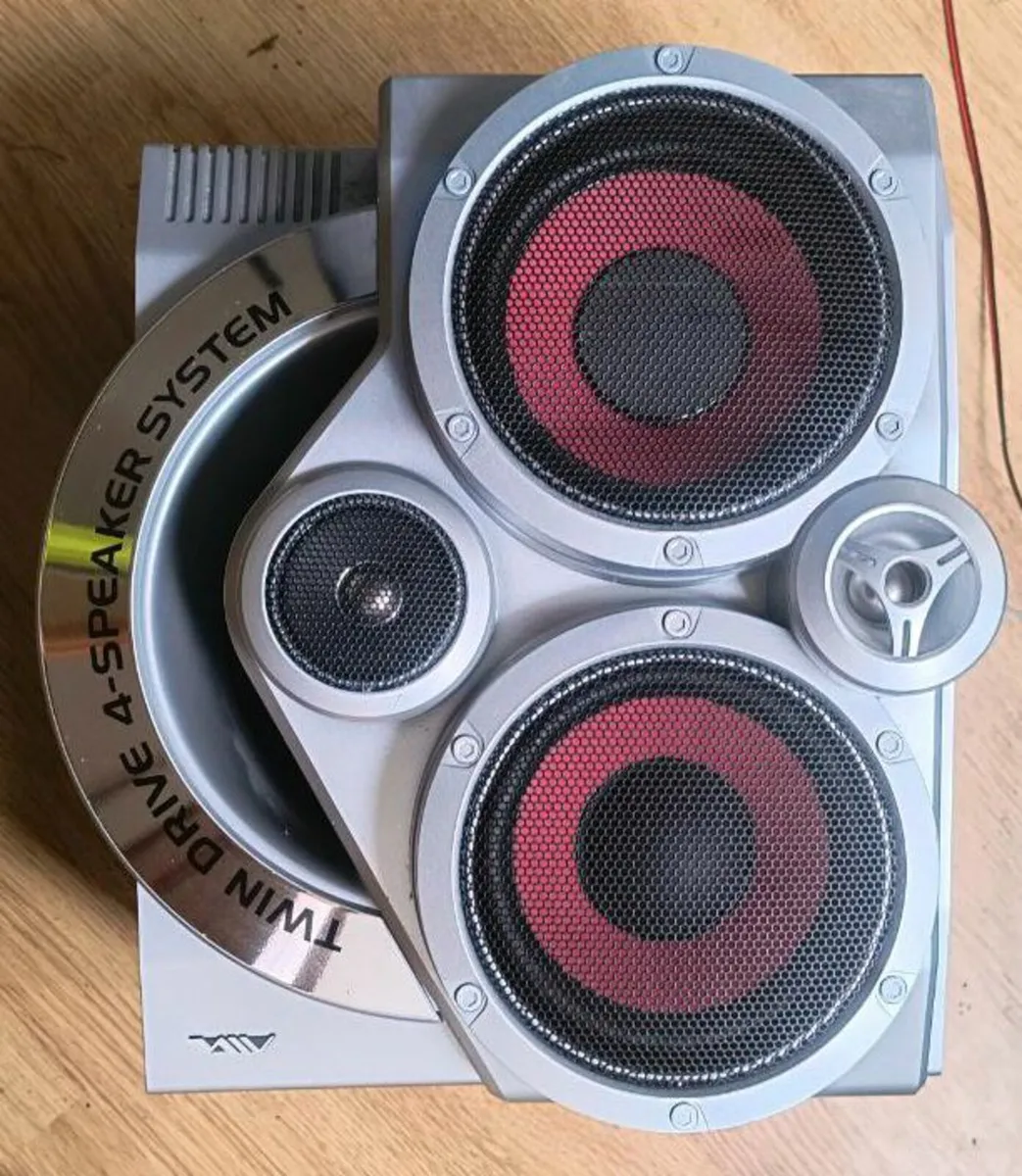 Twin Drive Speaker System Aiwa stereo Sony - Image 1
