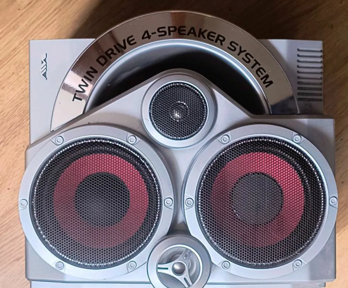 Twin Drive Speaker System Aiwa stereo Sony - Image 4