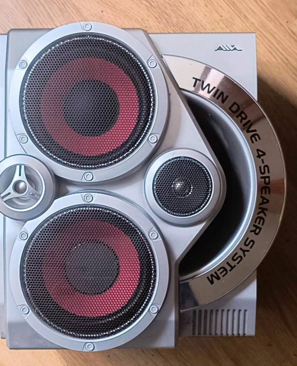 Twin Drive Speaker System Aiwa stereo Sony - Image 3