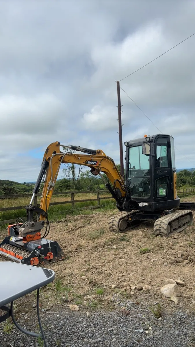 Digger Clean Up and Mulching Service - Image 1