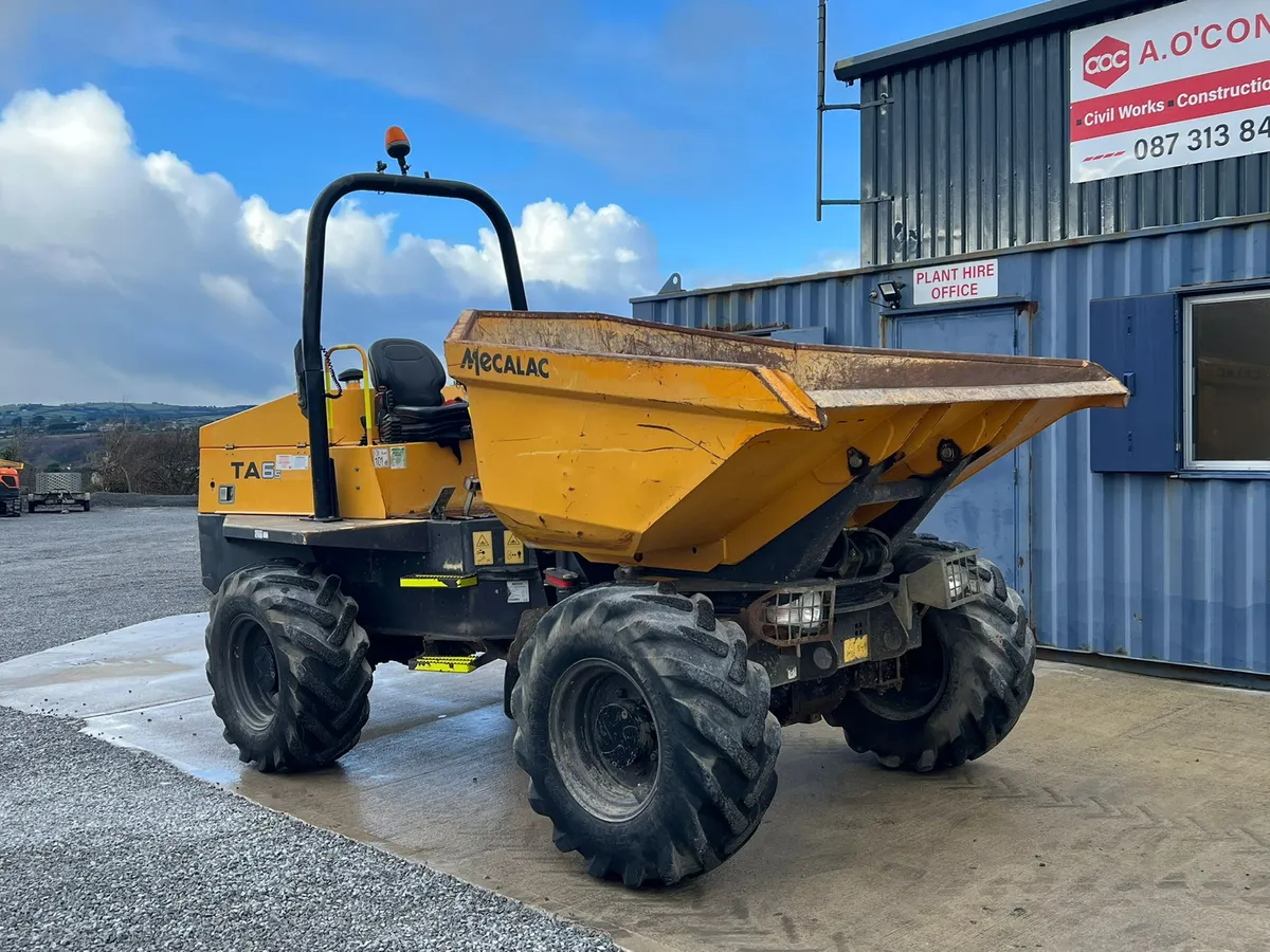 2018 Mecalac 6 Ton Swivel Dumper - Image 2