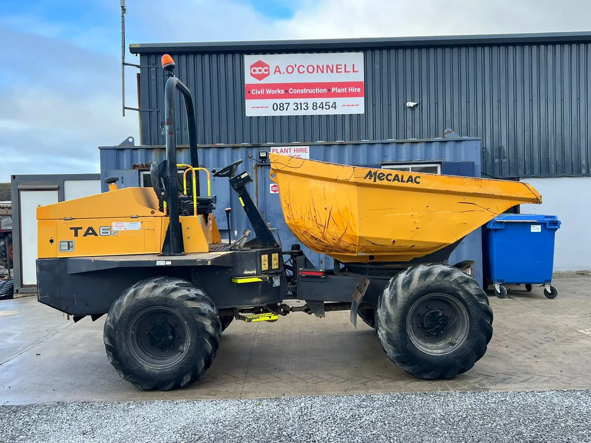 2018 Mecalac 6 Ton Swivel Dumper - Image 1