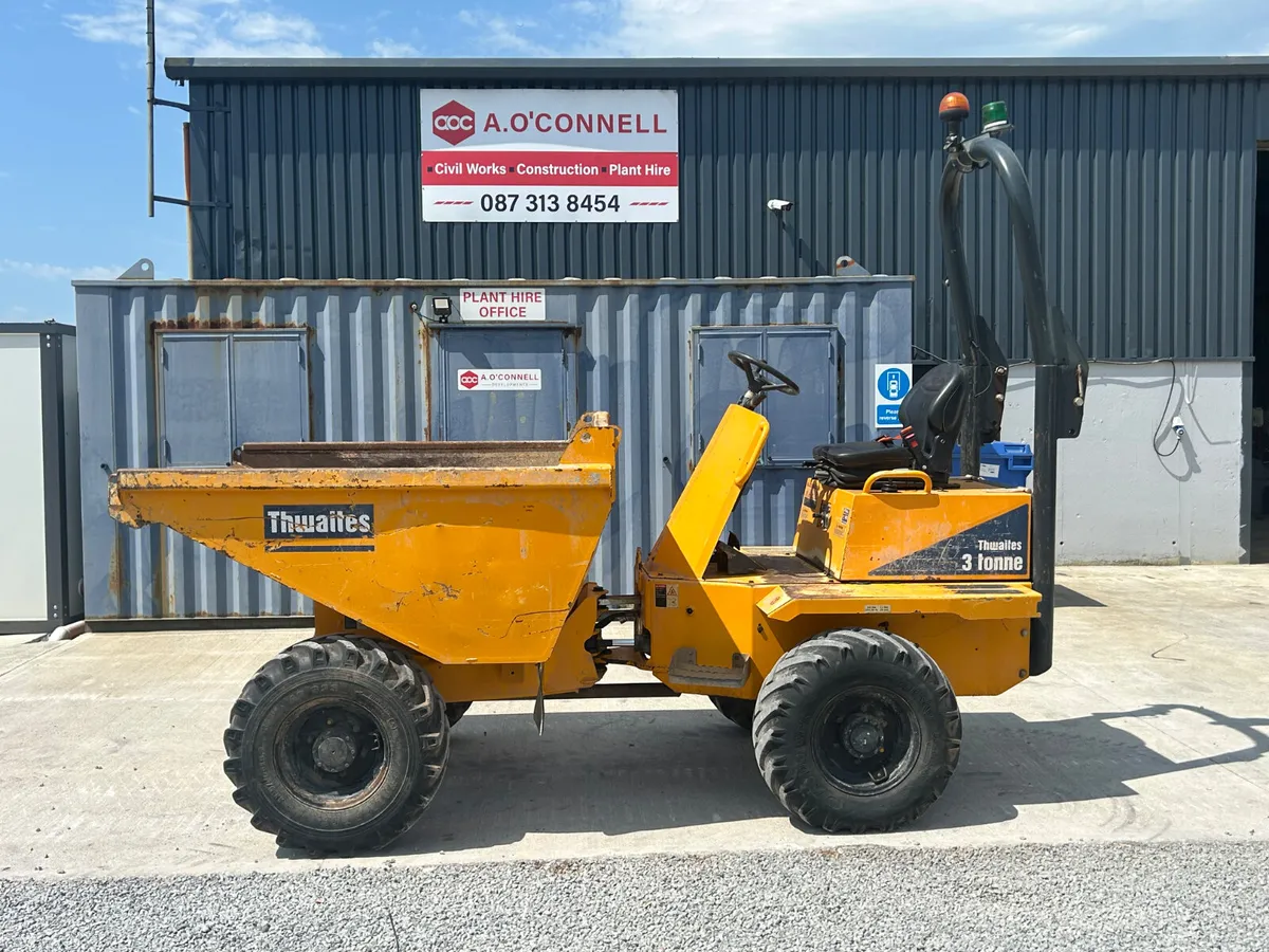 Thwaites 3 ton  Dumper.  (AUTO) - Image 2