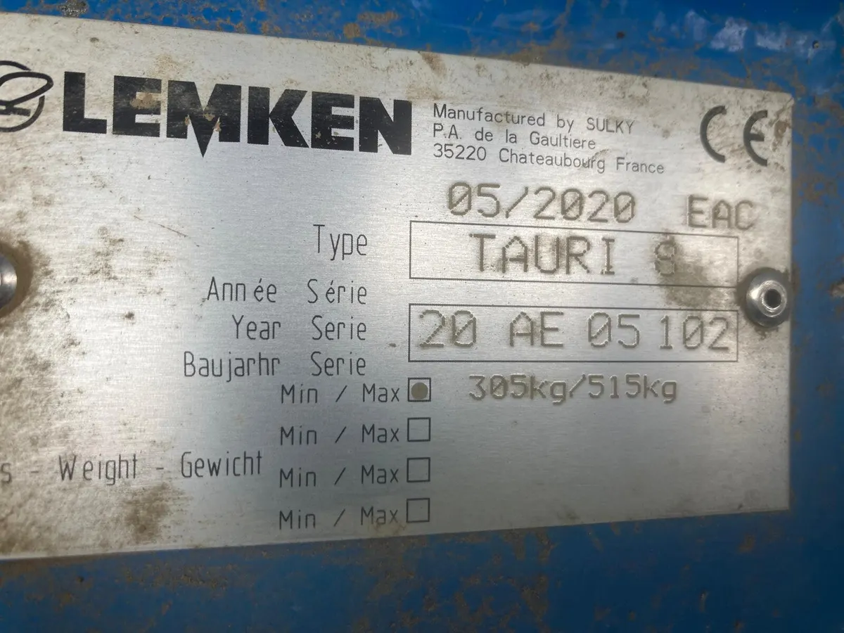 Lemken Tauri 8 2020 - Image 3