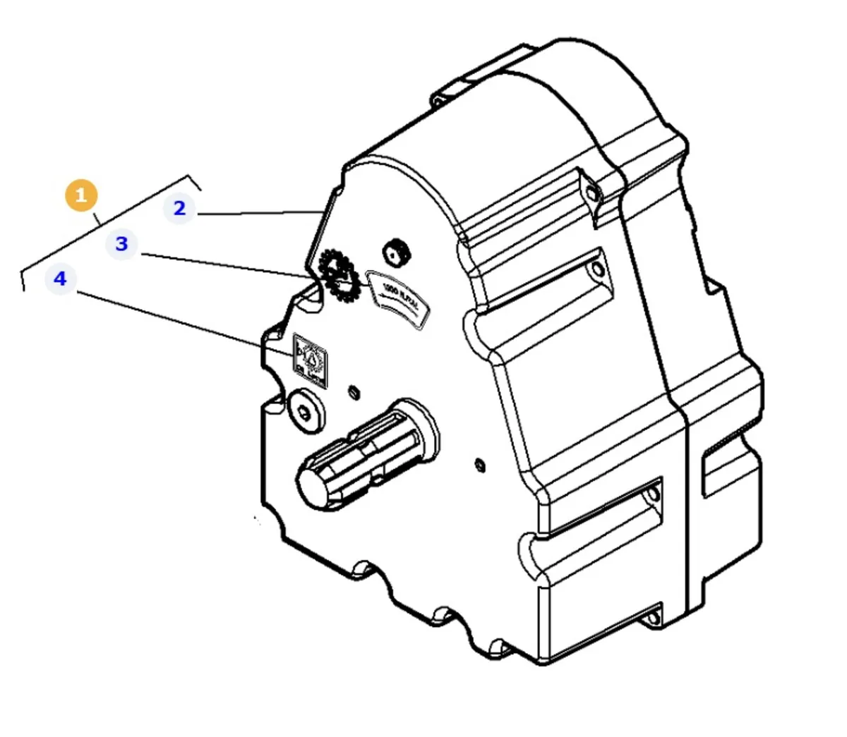 Massey Ferguson & Valtra Front pto case - Image 2
