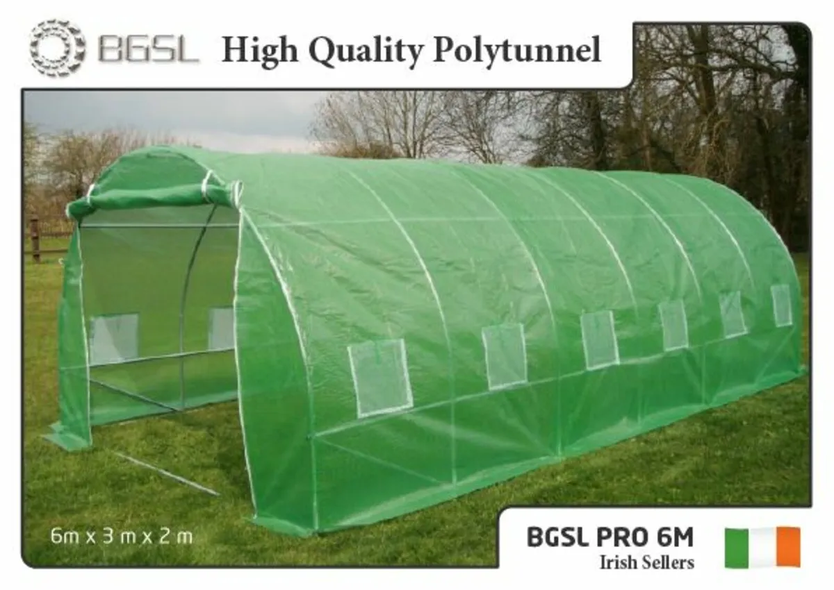 Polytunnel COVER 6M X 3 M X 2 M  COVER ONLY - Image 3
